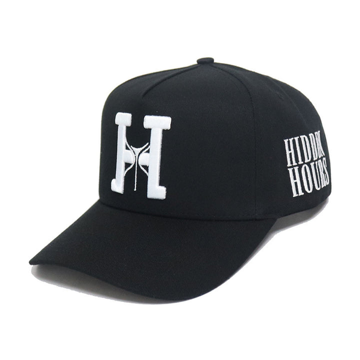 H LOGO HAT - BLACK