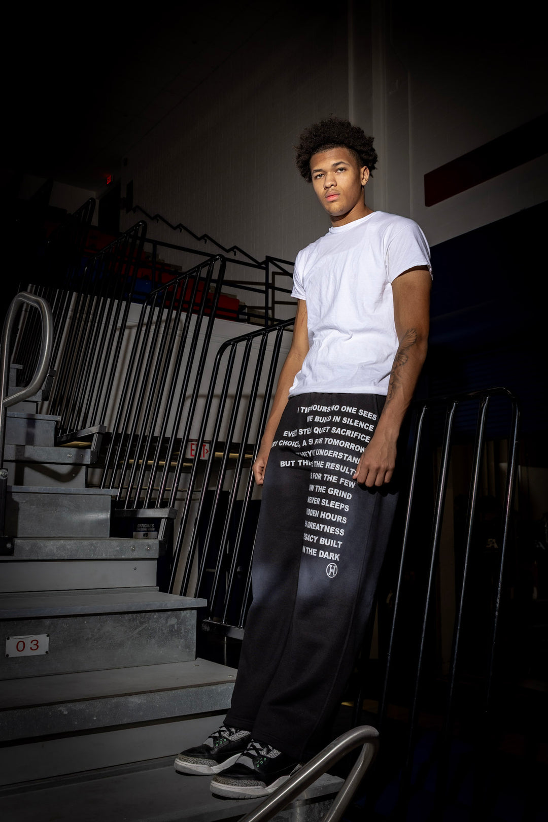 ‘ETHOS’ BAGGY SWEATPANTS