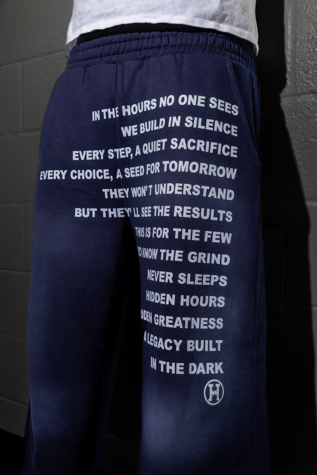 ‘ETHOS’ BAGGY SWEATPANTS