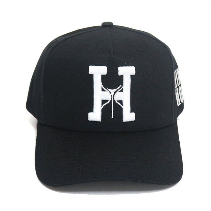 H LOGO HAT - BLACK