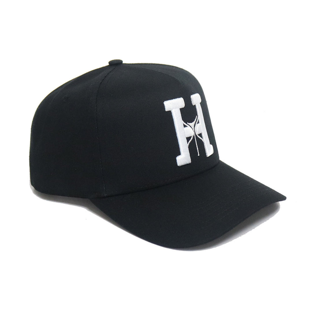 H LOGO HAT - BLACK