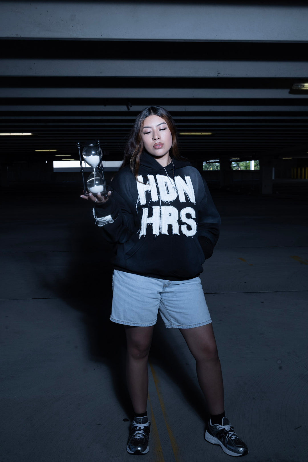 DISTRESSED HIDDEN HOURS HOODIE